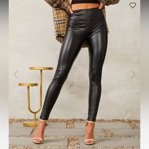 Shinestar Liquid Faux Leather Legging